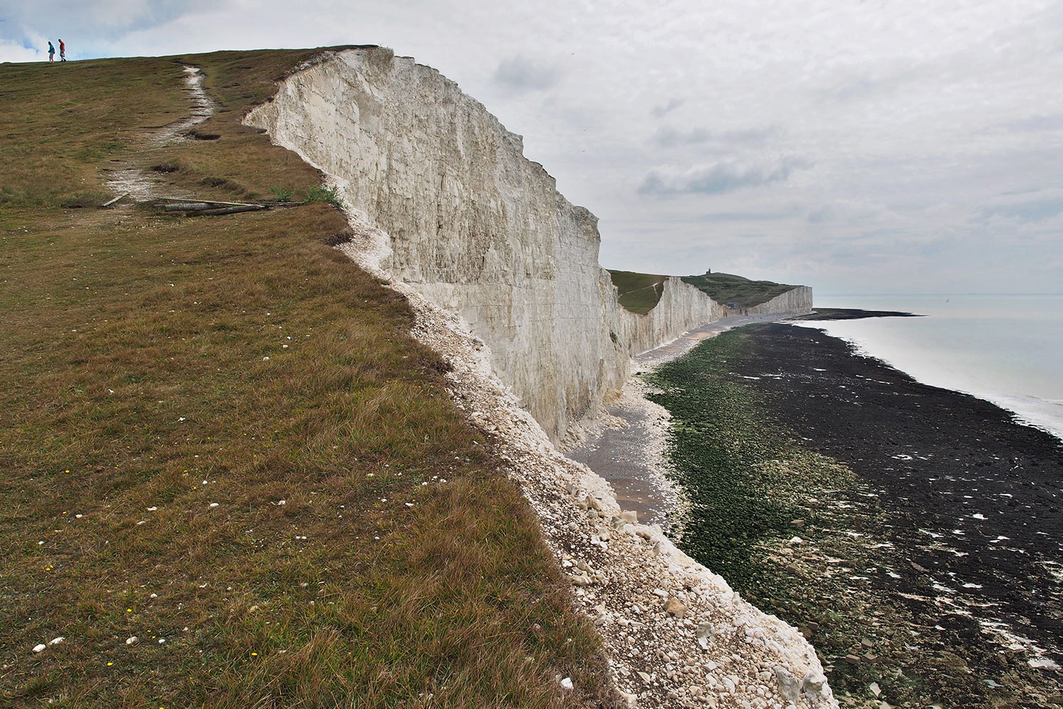 Sieben Schwestern Wanderweg . bei Birling Gap . England (Foto: Andreas Kuhrt 2016)
