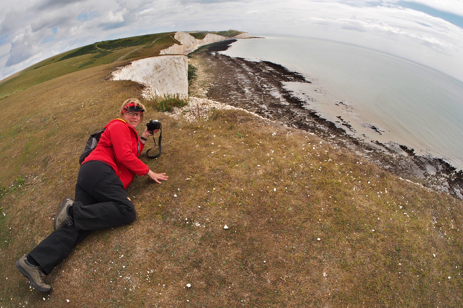 Sieben Schwestern Wanderweg . bei Birling Gap . England (Foto: Andreas Kuhrt 2016)