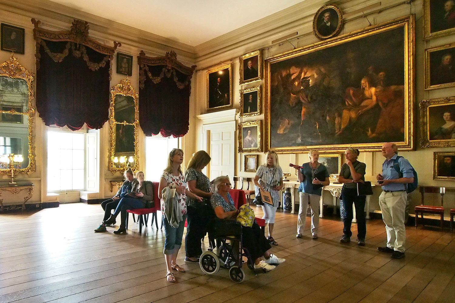 P0054143-2016-08-11-suedengland-petworth-house-square-dining-room Square Dining Room (Hauptbild "Macbeth and the Witches", Joshua Reynolds) . Petworth House . Sussex . Südengland (Foto: Andreas Kuhrt)