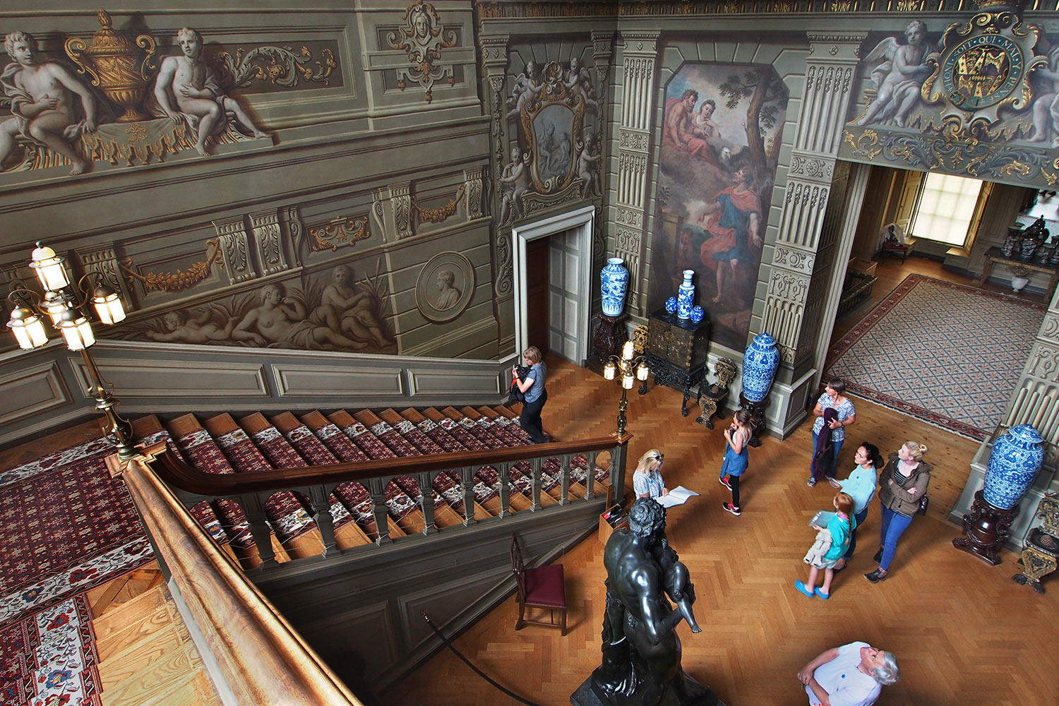 P0054169-2016-08-11-suedengland-petworth-house-grand-staircase Grand Staircase . Petworth House . Sussex . Südengland (Foto: Andreas Kuhrt)