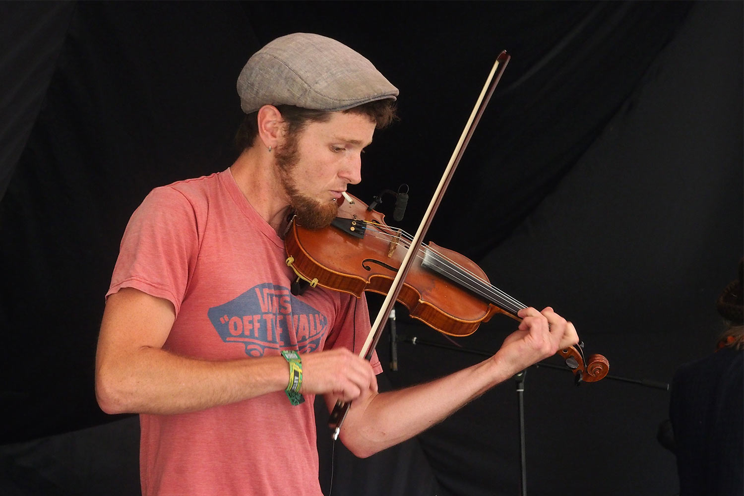 P0055100-2016-08-13-suedengland-boomtown-whistlers-green-floating-lotus-snufkin Snufkin . Floating Lotus in Whistlers Green . Boomtown Fair . bei Winchester . Sussex . Südengland (Foto: Andreas Kuhrt)