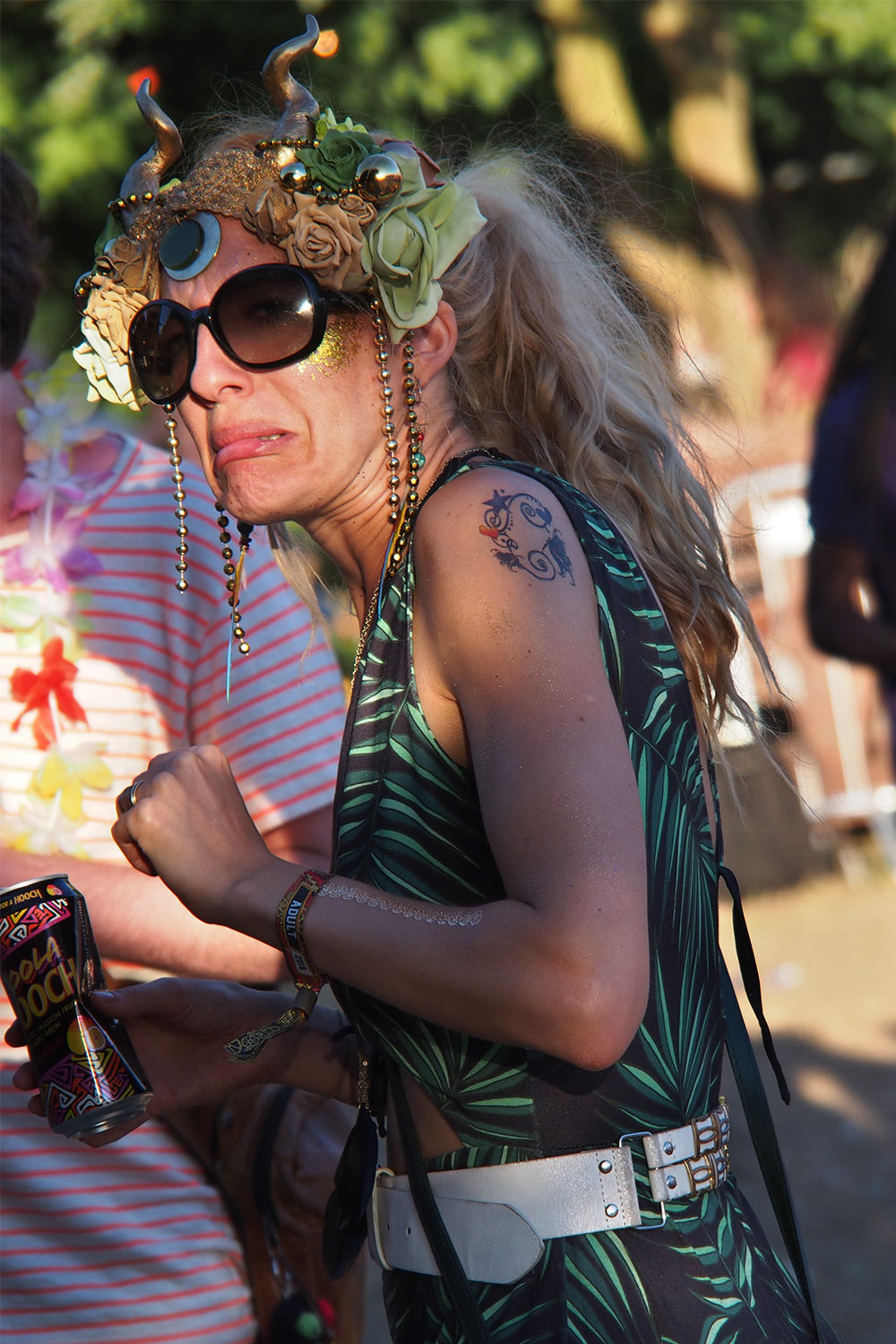 P0055188-2016-08-13-suedengland-boomtown-wild-west-huch Schreck von Wild West . Boomtown Fair . bei Winchester . Sussex . Südengland (Foto: Andreas Kuhrt)