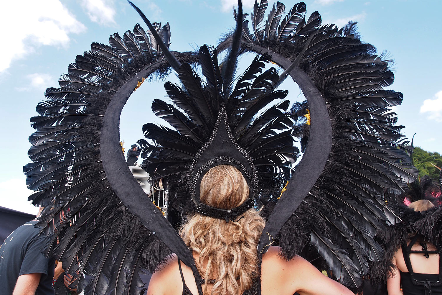P0055406-2016-08-14-suedengland-boomtown-carnival Sunday Carnival Parade . Whistlers Green . Boomtown Fair . bei Winchester . Sussex . Südengland (Foto: Andreas Kuhrt)