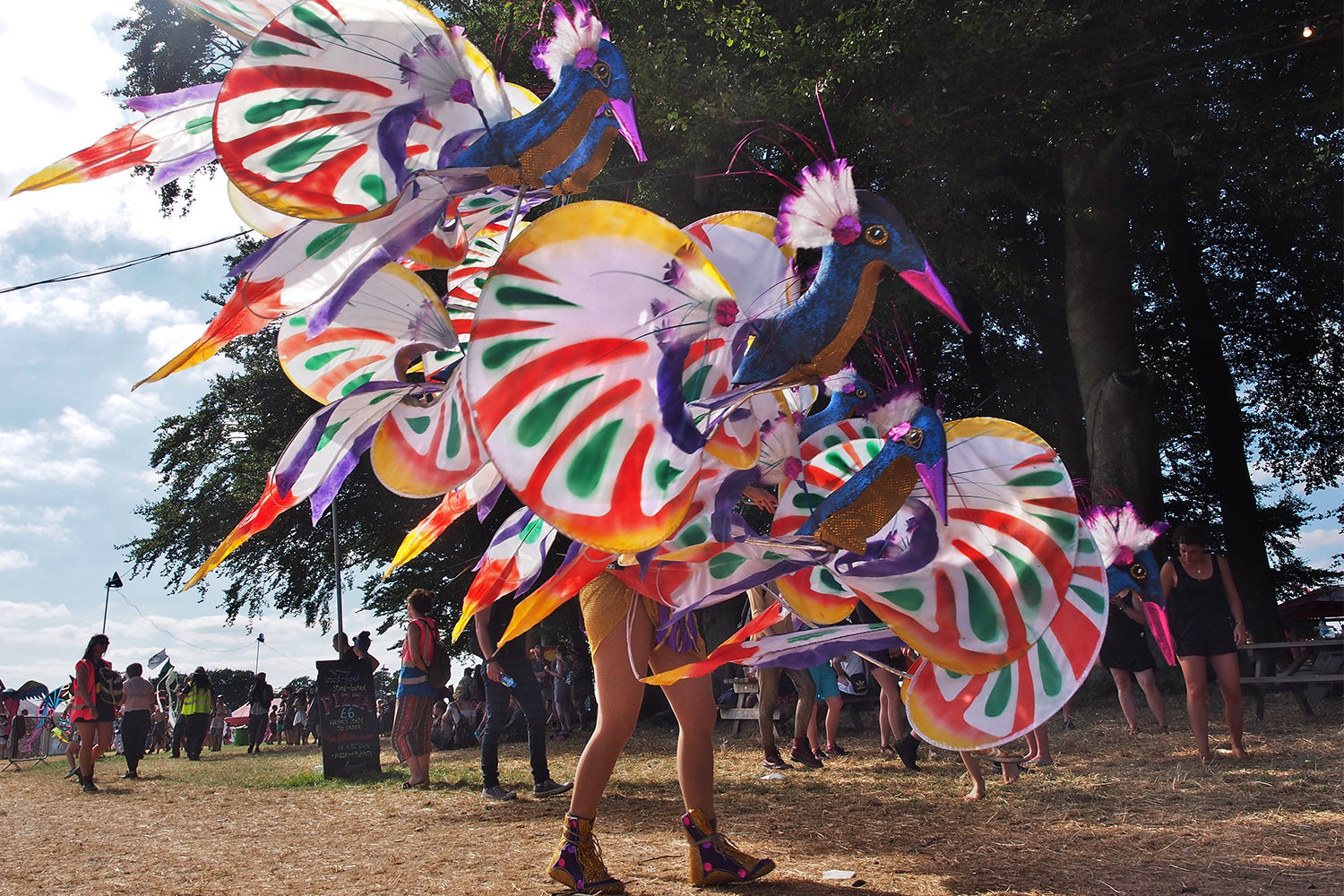 P0055436-2016-08-14-suedengland-boomtown-carnival Sunday Carnival Parade . Whistlers Green . Boomtown Fair . bei Winchester . Sussex . Südengland (Foto: Andreas Kuhrt)