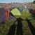 Tschüss Oldtown Camping . Boomtown Fair . bei Winchester . Sussex . Südengland (Foto: Andreas Kuhrt)