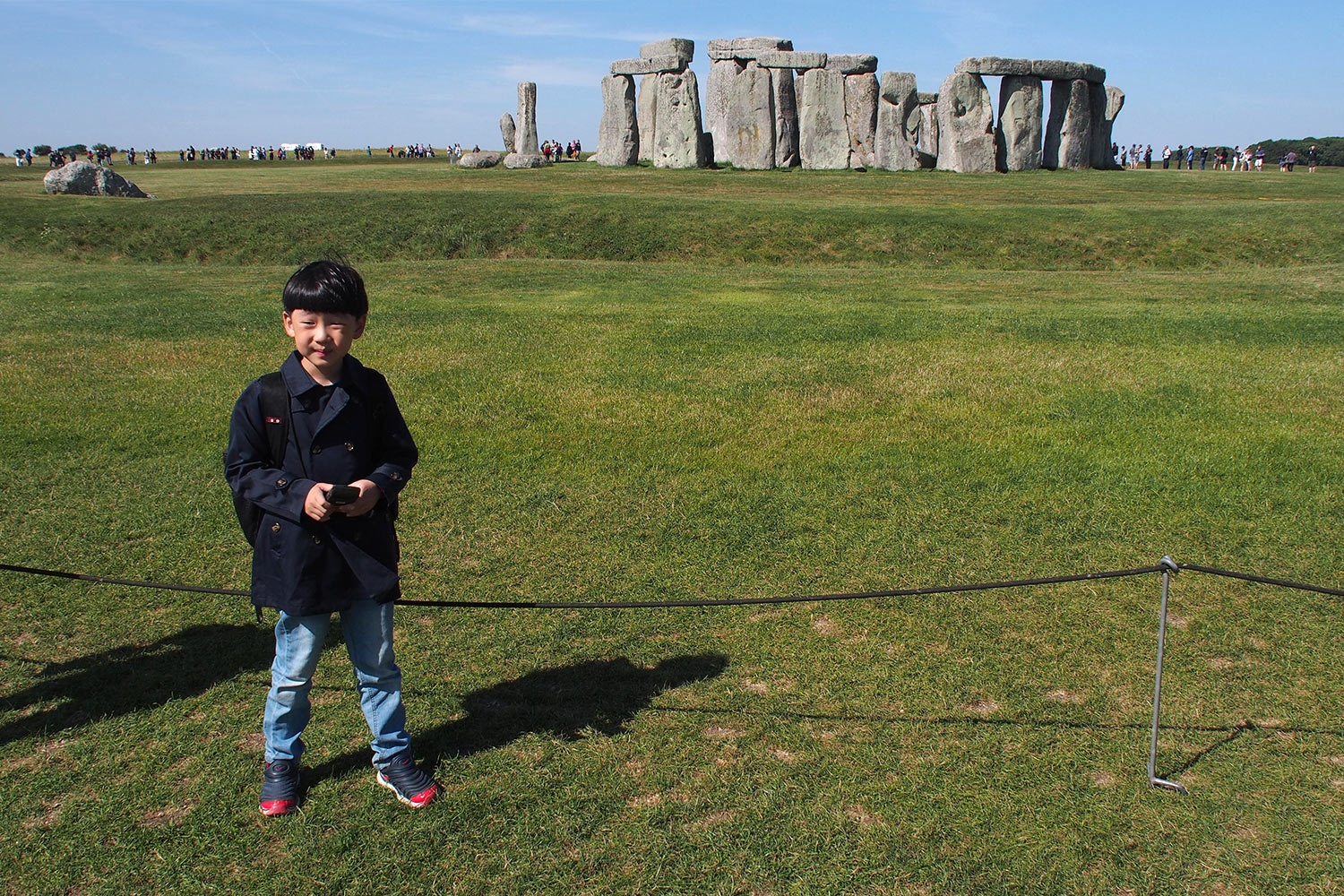 Fotoshooting vor Stonehenge . bei Amesbury . Wiltshire . Südengland (Foto: Andreas Kuhrt)