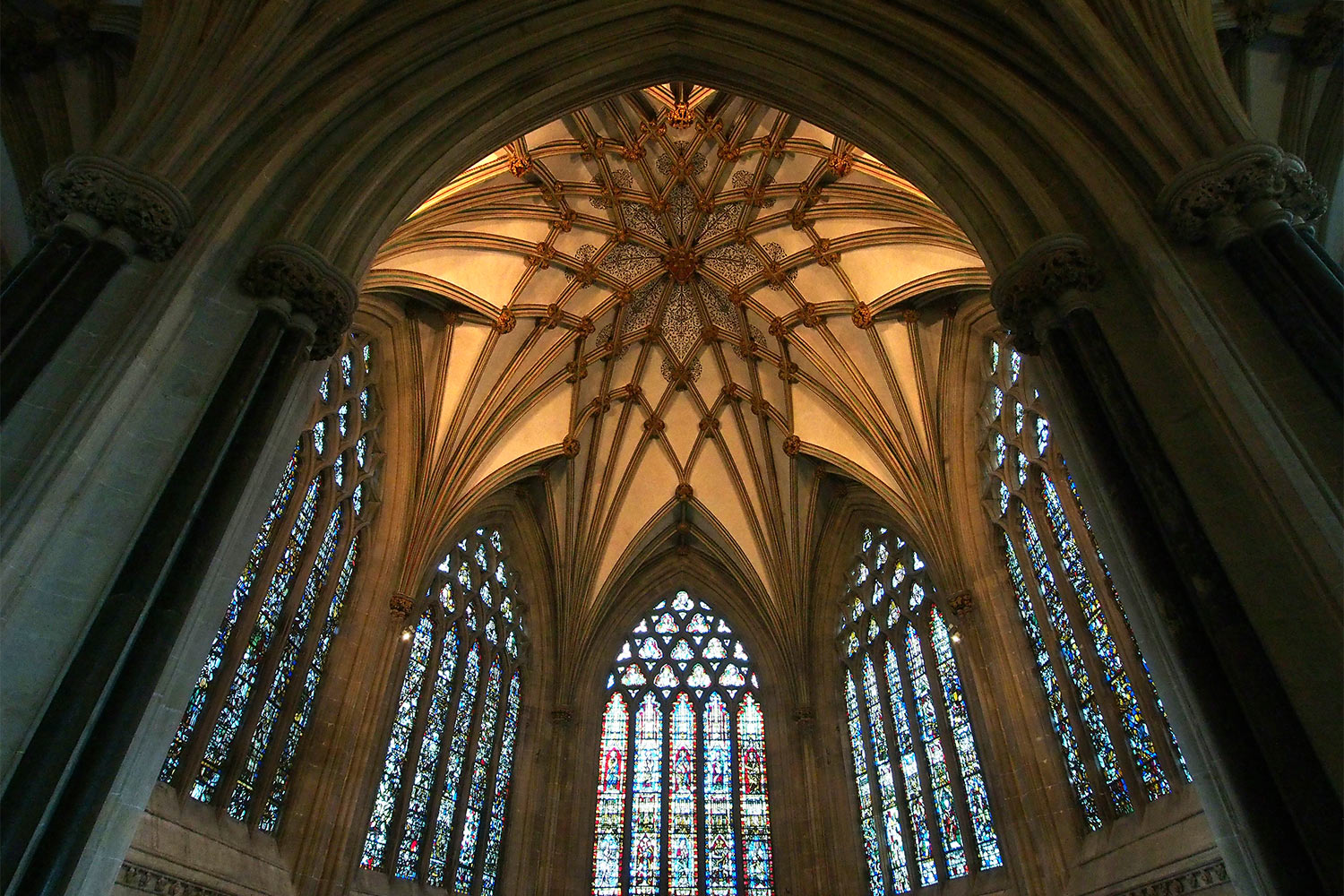 Lady Chapel (Marienkapelle) . Wells Cathedral St. Andrew . Somerset . Südengland (Foto: Andreas Kuhrt)