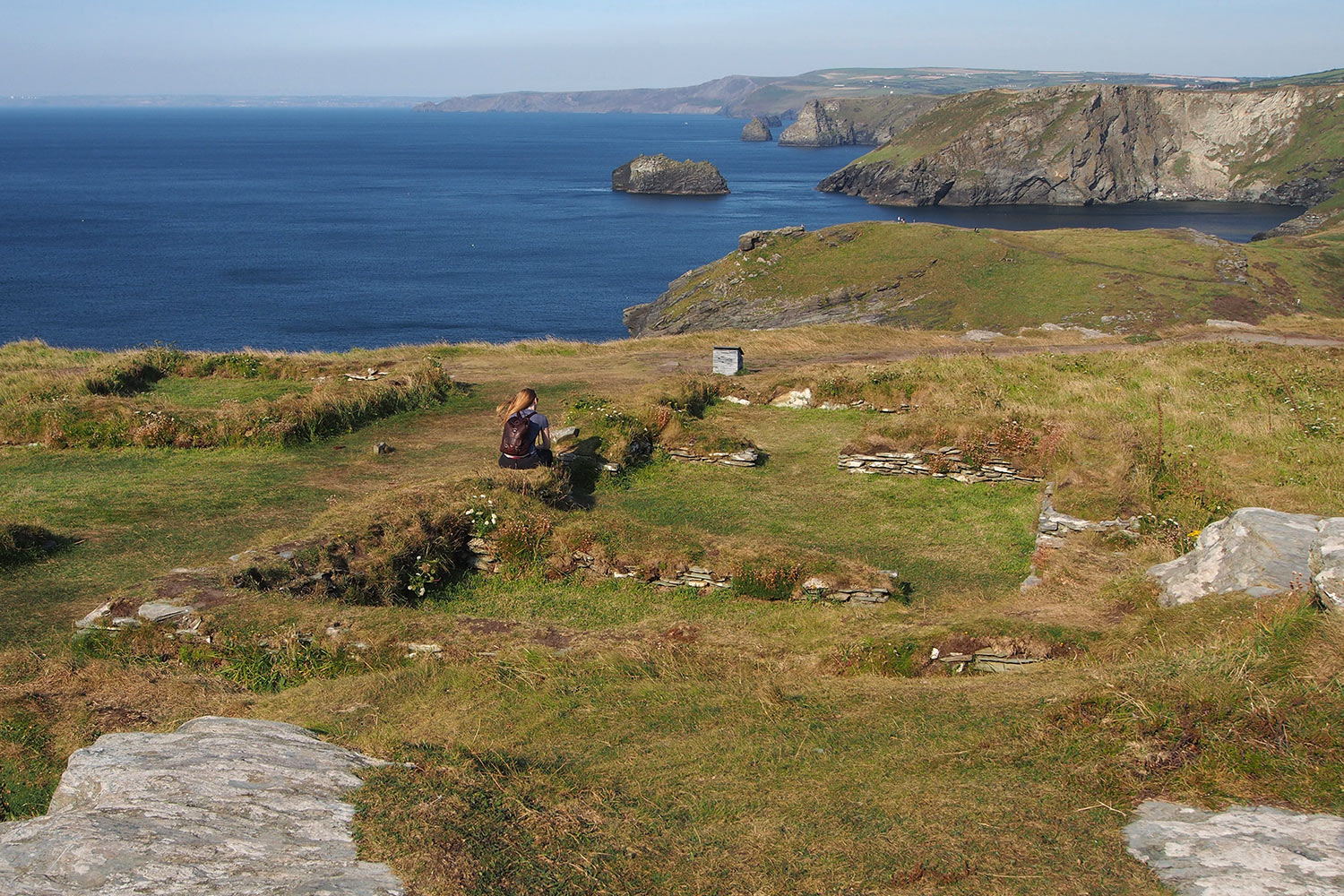P0056186-2016-suedengland-tintagel-island Castle Island bei Tintagel . Cornwall . Südengland (Foto: Andreas Kuhrt)