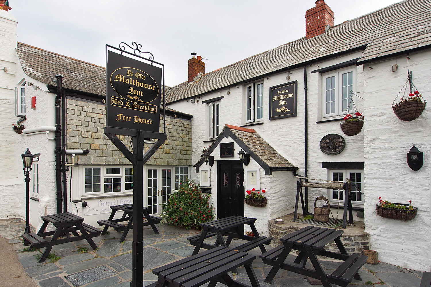 P0056366-2016-suedengland-tintagel-de-olde-malthouse-inn Bed & Breakfast "De Olde Malthouse Inn" in Tintagel . Cornwall . Südengland (Foto: Andreas Kuhrt)