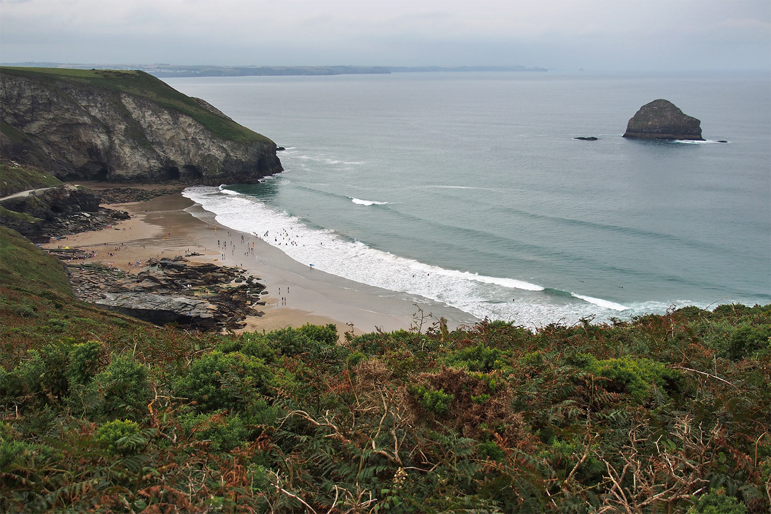 P0056497-2016-suedengland-cornwall-trebarwith-strand Trebarwith Strand . Cornwall . Südengland (Foto: Andreas Kuhrt)