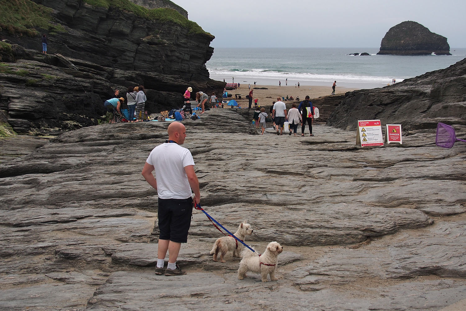 P0056507-2016-suedengland-cornwall-trebarwith-strand Zugang zum Trebarwith Strand . Cornwall . Südengland (Foto: Andreas Kuhrt)