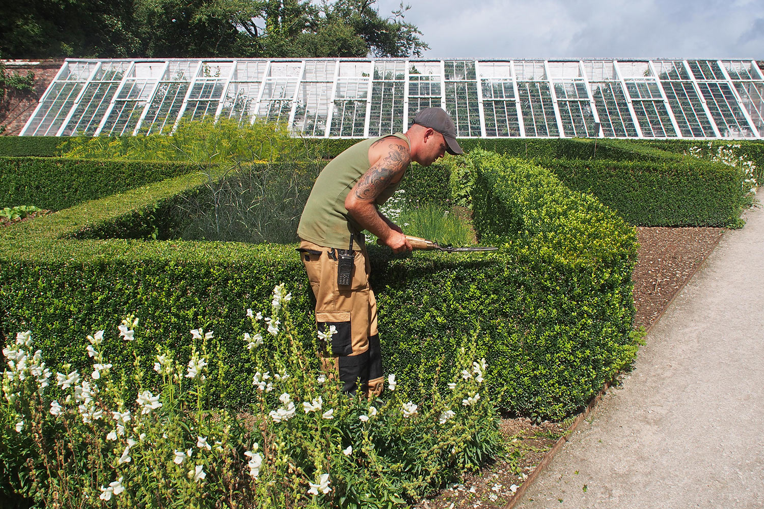 Melon Yard . Lost Gardens of Heligan . Cornwall . Südengland (Foto: Andreas Kuhrt 2016)