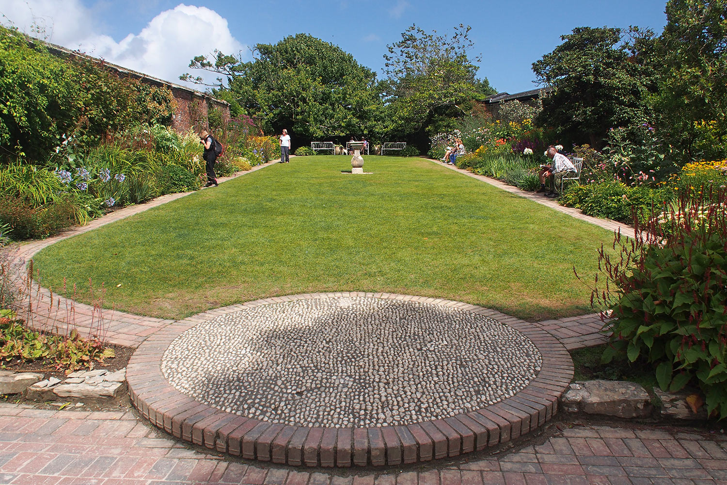 Sonnenuhr-Garten . Lost Gardens of Heligan . Cornwall . Südengland (Foto: Andreas Kuhrt 2016)