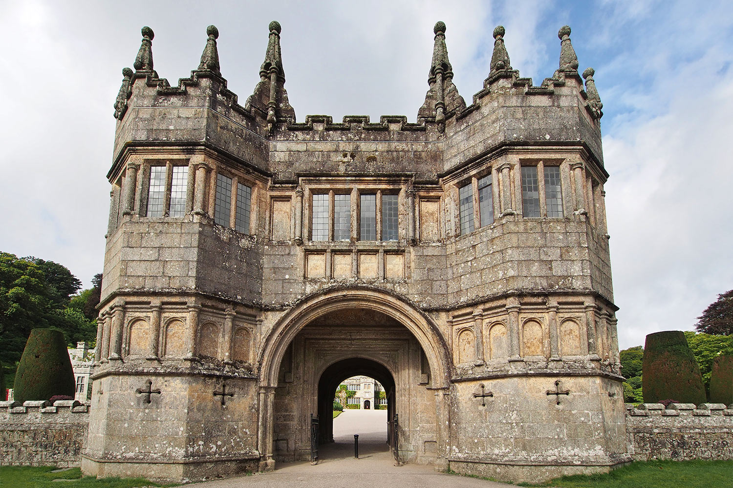 Torhaus . Lanhydrock House . Cornwall . Südengland (Foto: Andreas Kuhrt 2016)