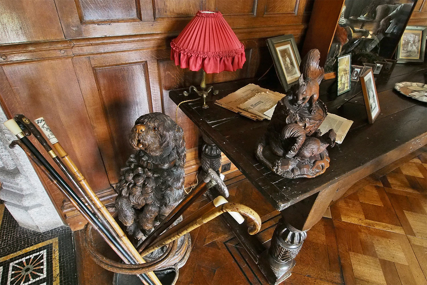 Kaminzimmer . Lanhydrock House . Cornwall . Südengland (Foto: Andreas Kuhrt 2016)