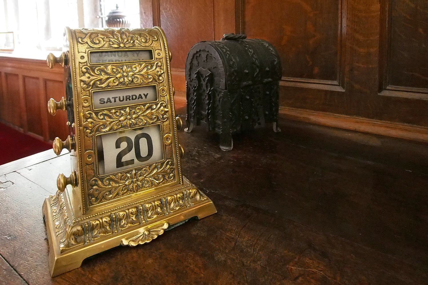 Kalender-Gerät . Lanhydrock House . Cornwall . Südengland (Foto: Andreas Kuhrt 2016)