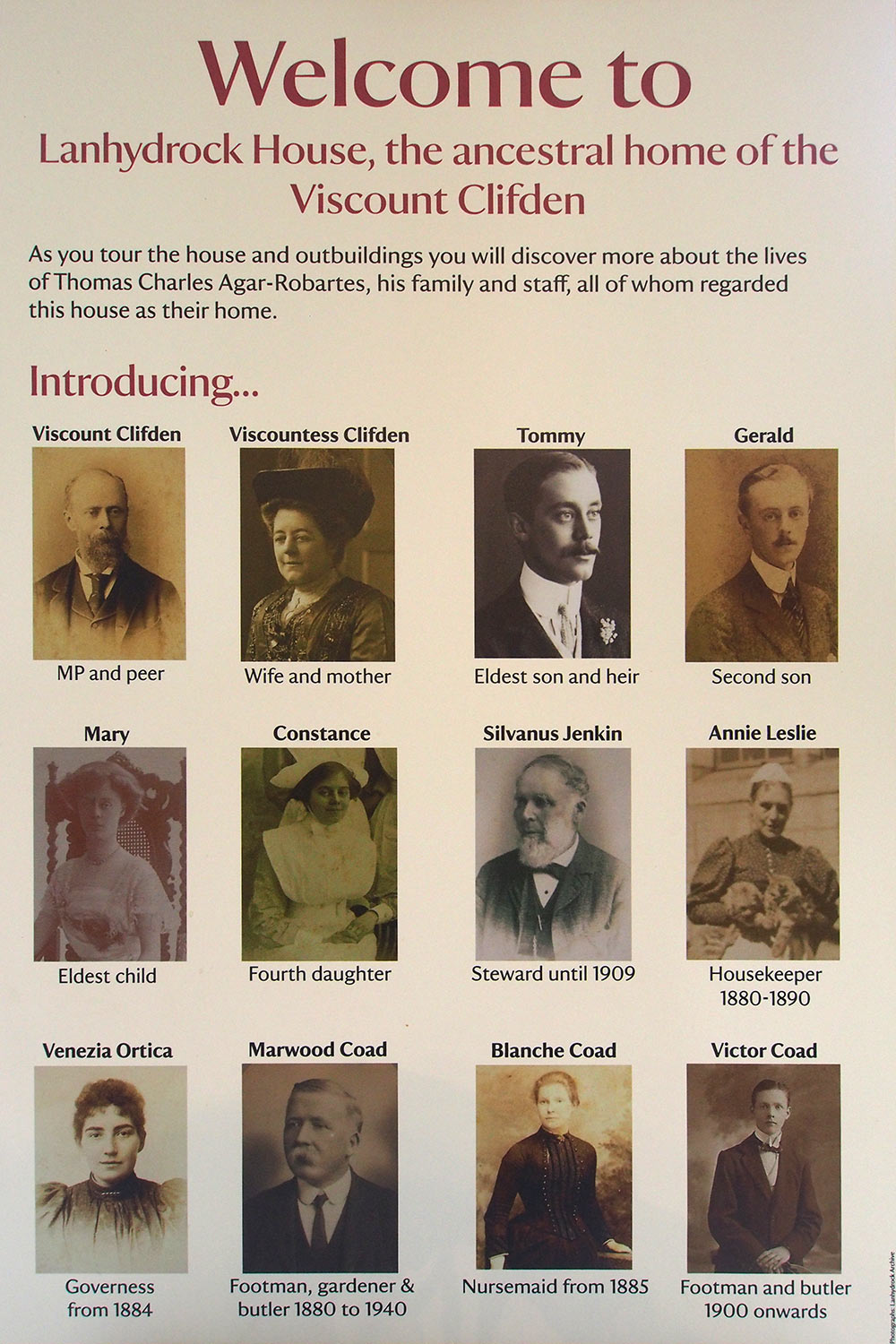 Bewohner von Lanhydrock House . Cornwall . Südengland (Foto: Andreas Kuhrt 2016)