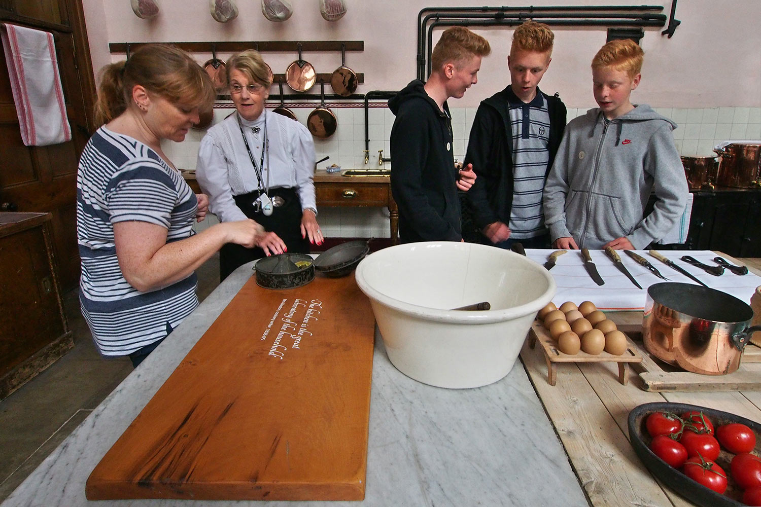 Küchen-Jungen . Lanhydrock House . Cornwall . Südengland (Foto: Andreas Kuhrt 2016)