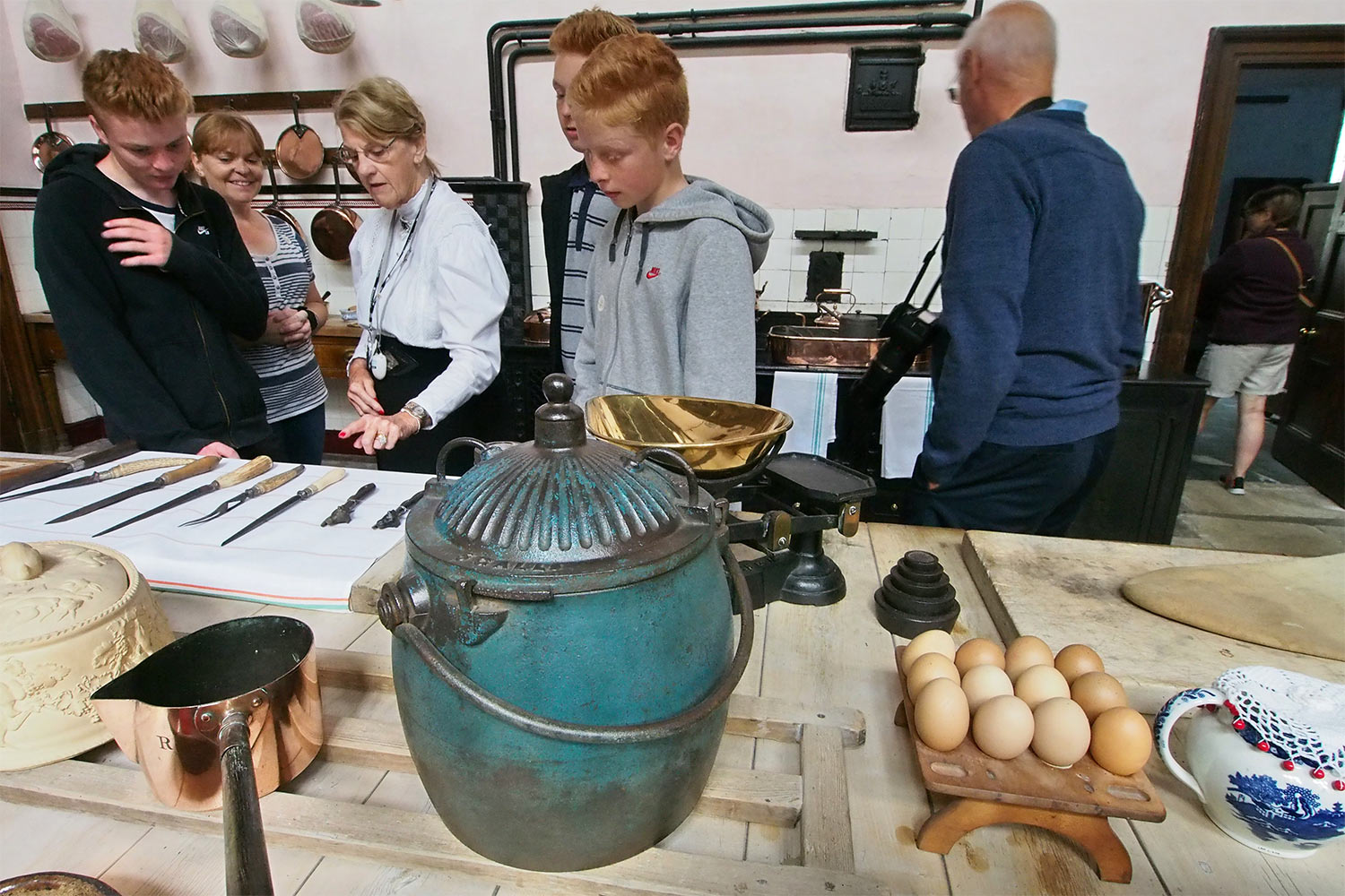 In der Küche . Lanhydrock House . Cornwall . Südengland (Foto: Andreas Kuhrt 2016)