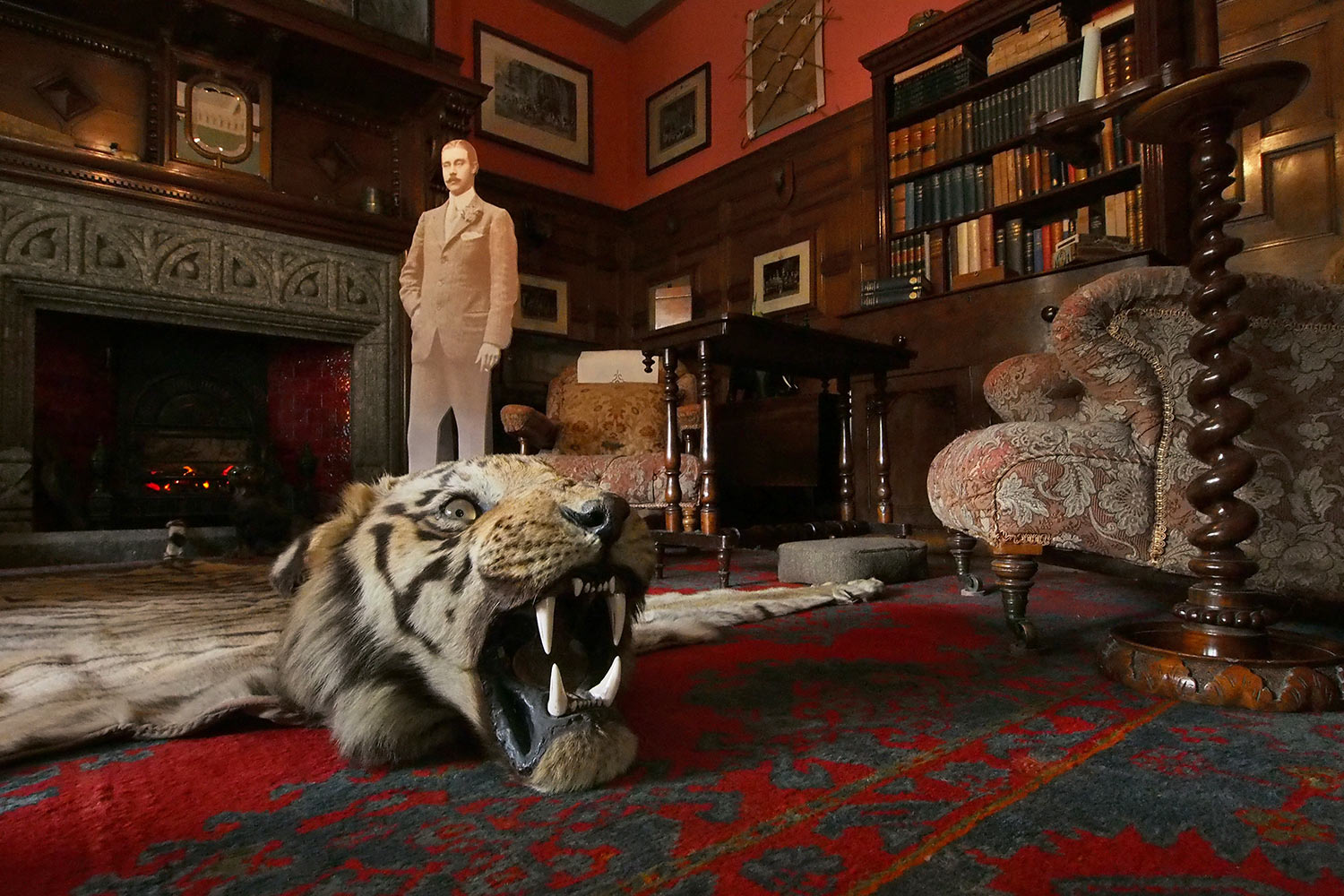 Raucherzimmer . Lanhydrock House . Cornwall . Südengland (Foto: Andreas Kuhrt 2016)