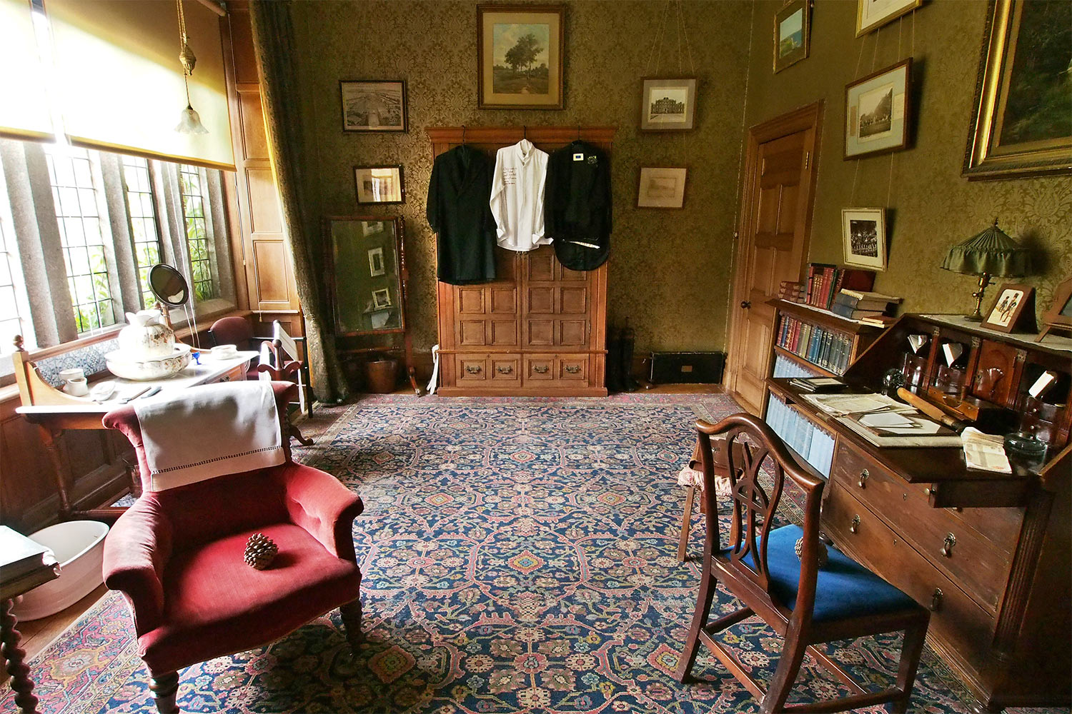 Captain Tommy's Schlafzimmer . Lanhydrock House . Cornwall . Südengland (Foto: Andreas Kuhrt 2016)