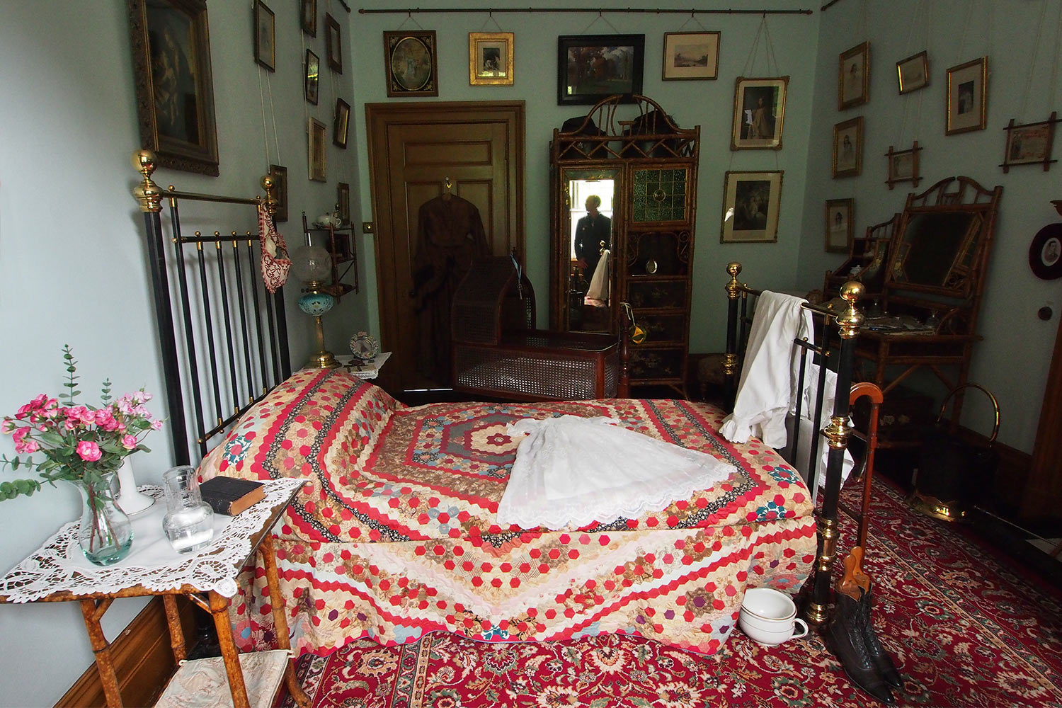 Kindermädchen-Zimmer . Lanhydrock House . Cornwall . Südengland (Foto: Andreas Kuhrt 2016)