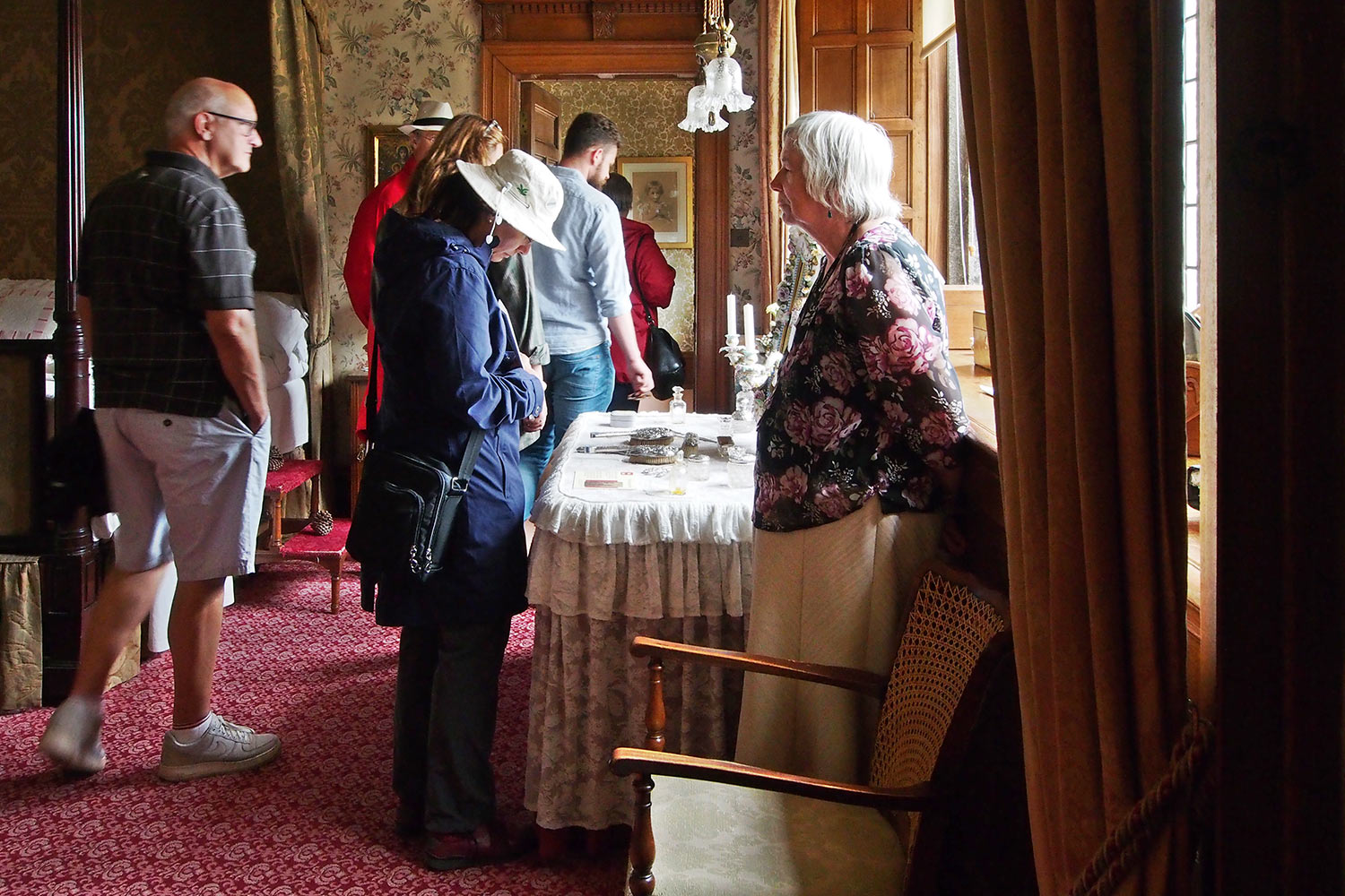 Lady Robartes' Schlafzimmer . Lanhydrock House . Cornwall . Südengland (Foto: Andreas Kuhrt 2016)