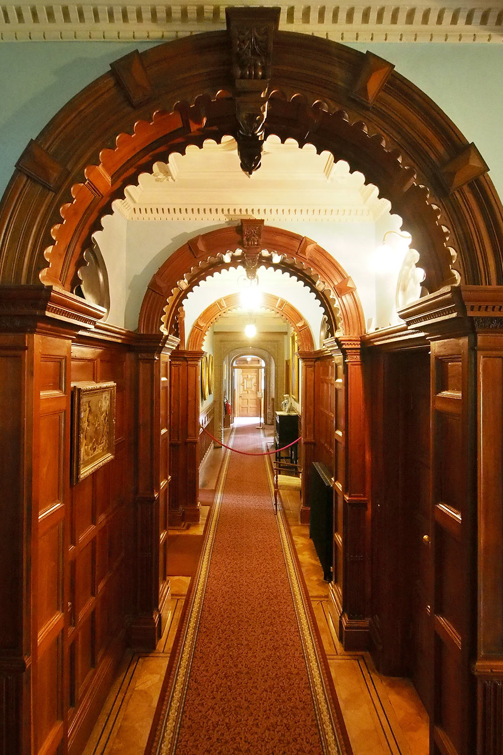 Flur . Lanhydrock House . Cornwall . Südengland (Foto: Andreas Kuhrt 2016)