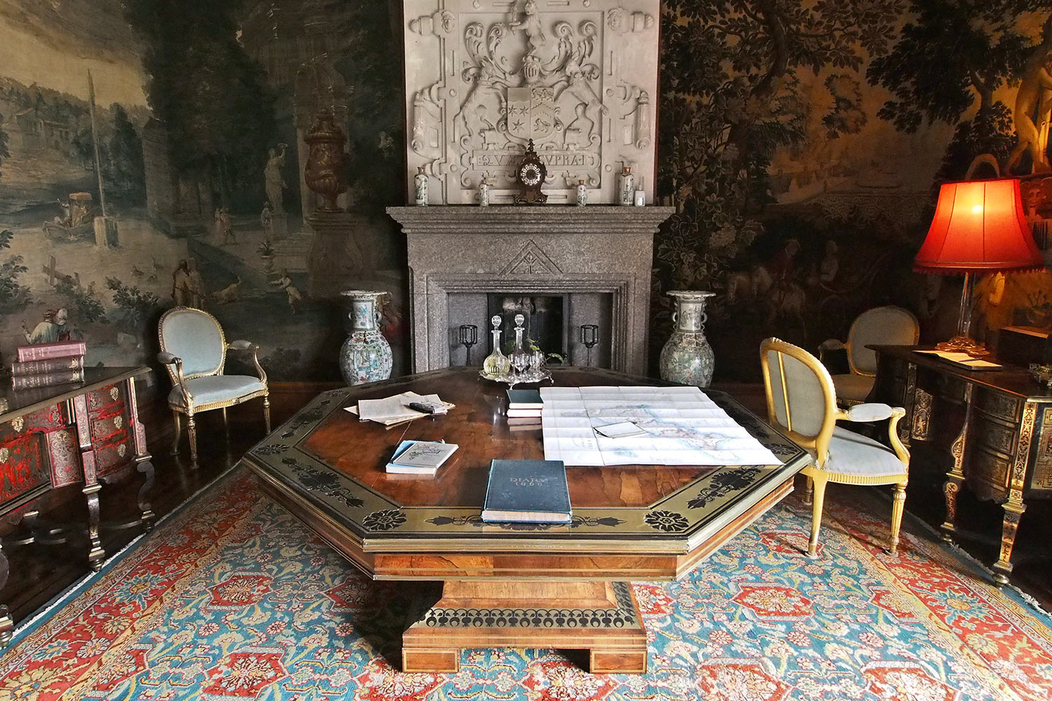 Morning Room . Lanhydrock House . Cornwall . Südengland (Foto: Andreas Kuhrt 2016)
