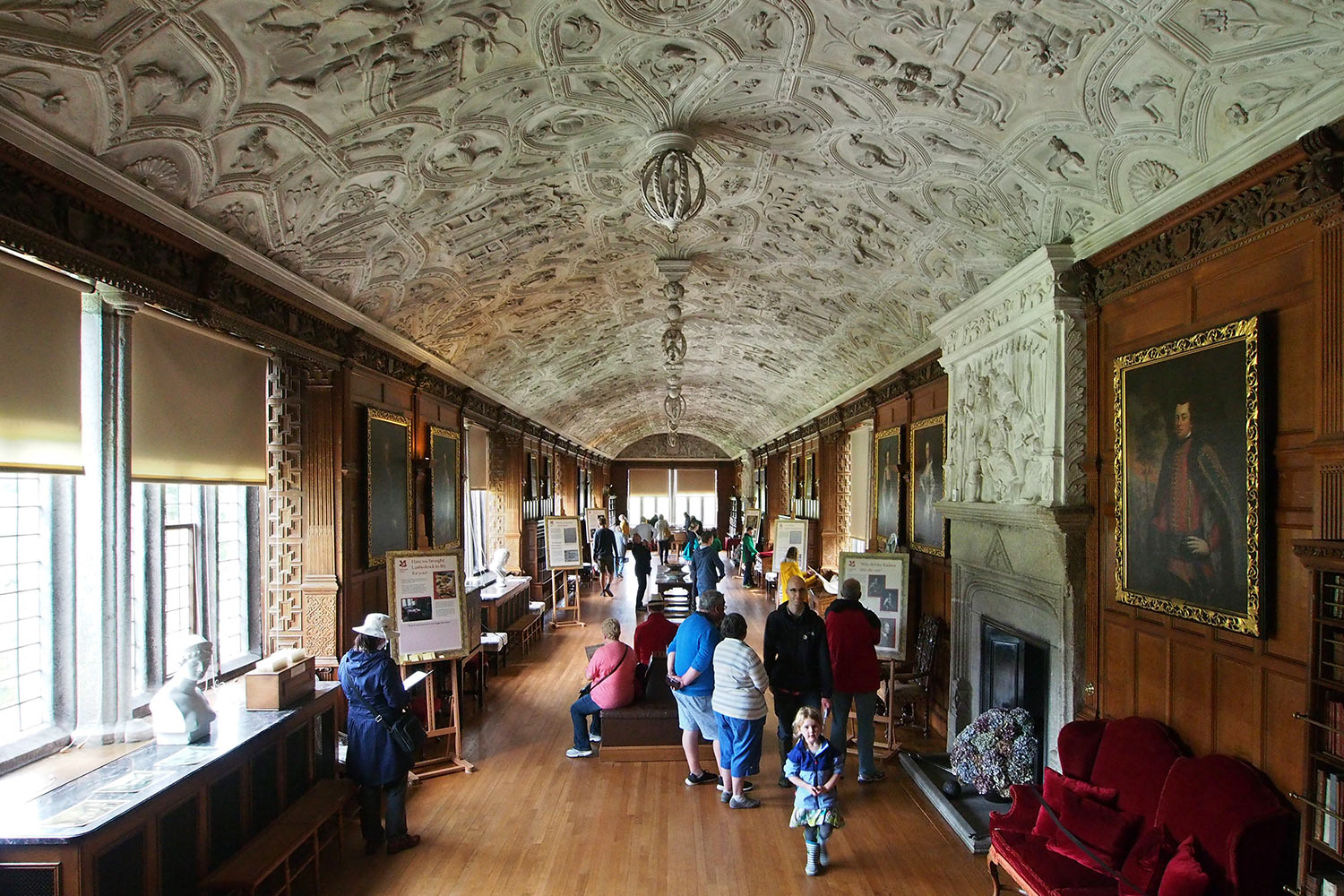 Galerie . Lanhydrock House . Cornwall . Südengland (Foto: Andreas Kuhrt 2016)