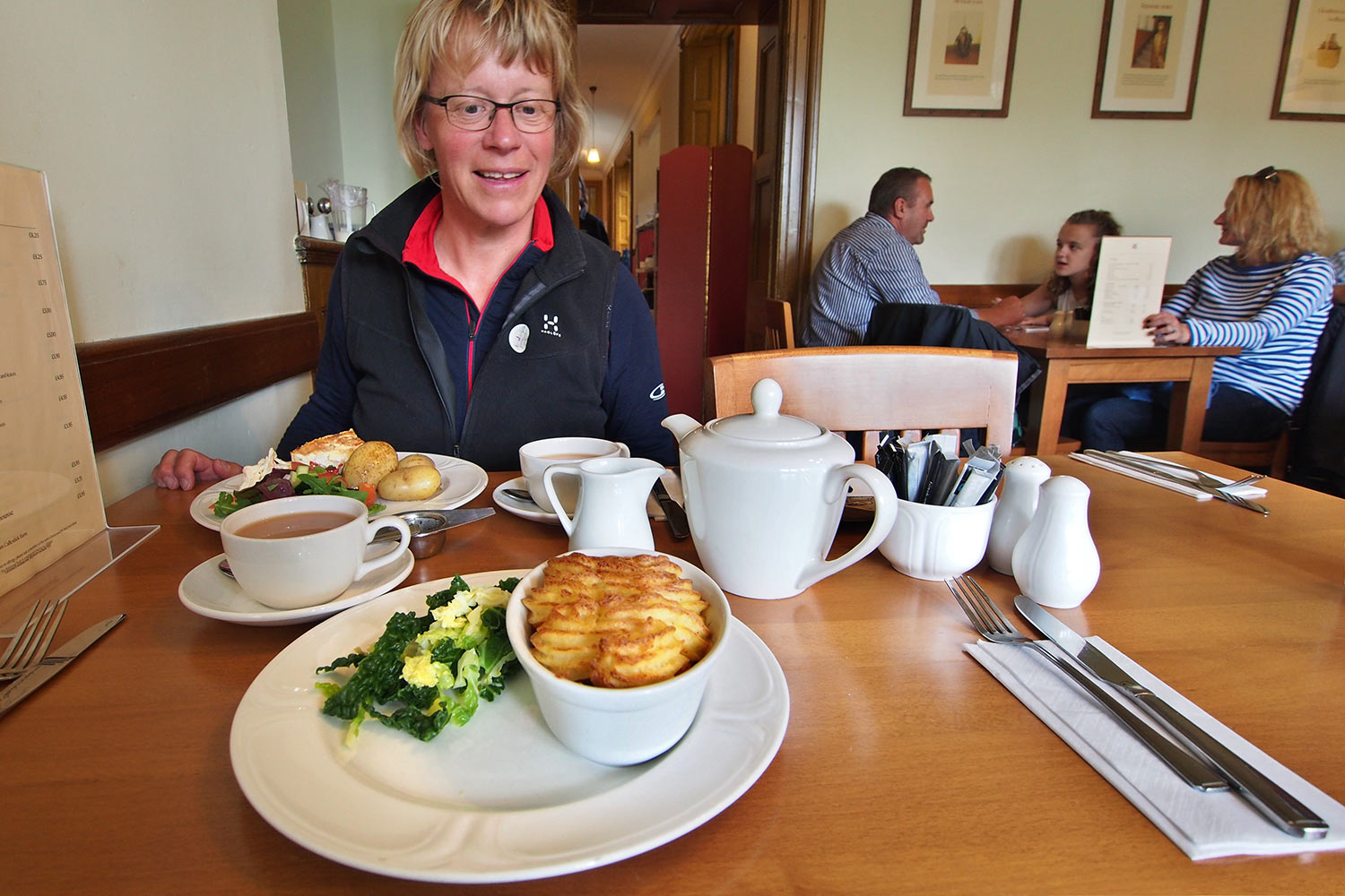 Restaurant im Lanhydrock House . Cornwall . Südengland (Foto: Andreas Kuhrt 2016)