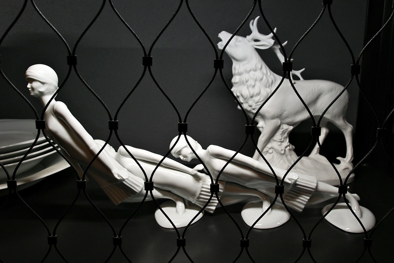 Gefallen . Ausstellung "Porzellanwelten" . Leuchtenburg . bei Seitenroda . Thüringen (Foto: Andreas Kuhrt 2016)