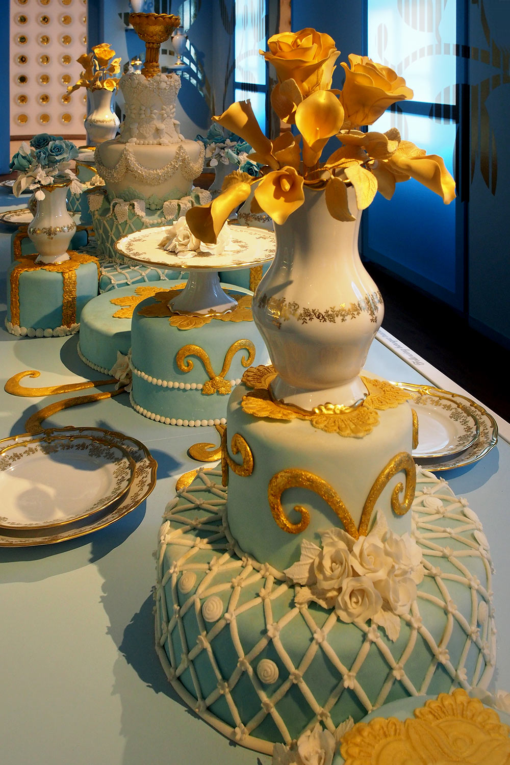 Fürstentafel . Ausstellung "Porzellanwelten" . Leuchtenburg . bei Seitenroda . Thüringen (Foto: Andreas Kuhrt 2016)