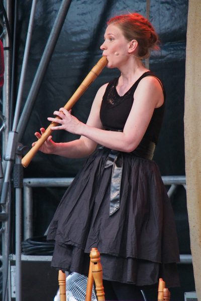 Tuultenpesä: Kirsi Ojala . Rudolstadt-Festival 2017 (Foto: Andreas Kuhrt)