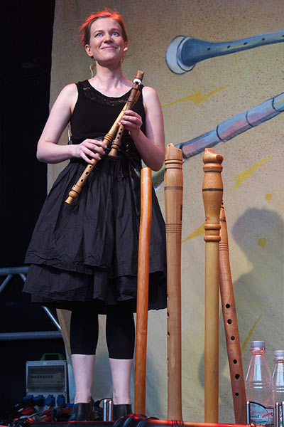 Tuultenpesä: Kirsi Ojala . Rudolstadt-Festival 2017 (Foto: Andreas Kuhrt)