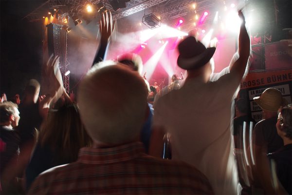 Publikum bei La Mambanegra . Rudolstadt-Festival 2017 (Foto: Andreas Kuhrt)