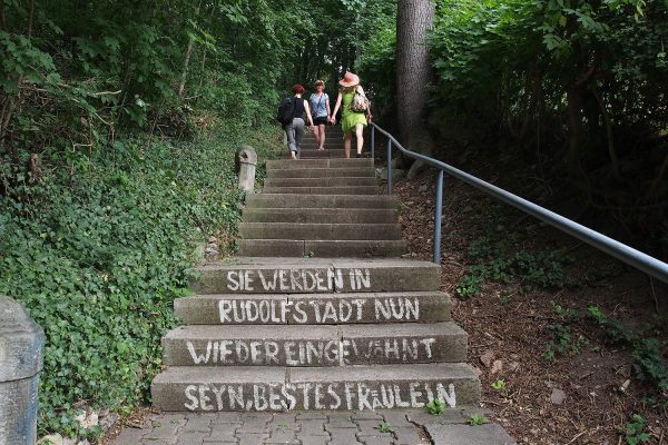 Am Schlossaufgang 1 . Rudolstadt-Festival 2017 (Foto: Andreas Kuhrt)