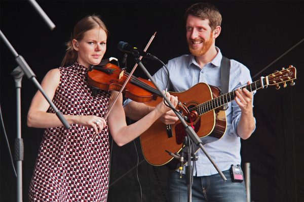 Breabach: Megan Henderson & Ewan Robertson . Rudolstadt-Festival 2017 (Foto: Andreas Kuhrt)