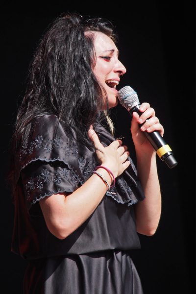 Humanophones: Frédérika Alésina . Rudolstadt-Festival 2017 (Foto: Andreas Kuhrt)