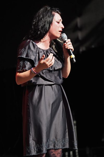 Humanophones: Frédérika Alésina . Rudolstadt-Festival 2017 (Foto: Andreas Kuhrt)