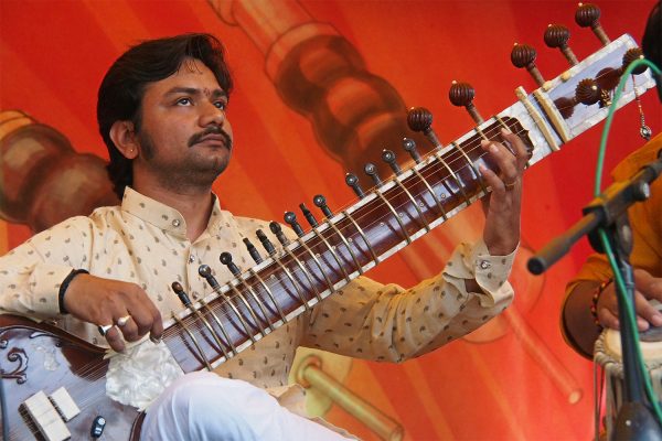 Neckar Ganga: Shyam Rastogi . Rudolstadt-Festival 2017 (Foto: Andreas Kuhrt)