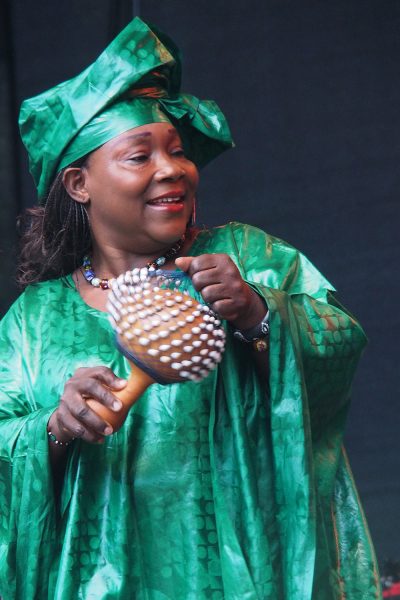 Trio Da Kali: Awa Kassé Mady Diabaté . Rudolstadt-Festival 2017 (Foto: Andreas Kuhrt)