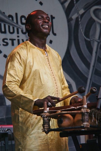 Trio Da Kali: Fodé Lassana Diabaté . Rudolstadt-Festival 2017 (Foto: Andreas Kuhrt)