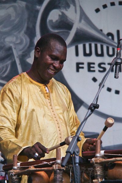 Trio Da Kali: Fodé Lassana Diabaté . Rudolstadt-Festival 2017 (Foto: Andreas Kuhrt)