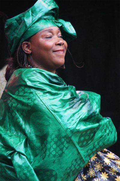 Trio Da Kali: Awa Kassé Mady Diabaté . Rudolstadt-Festival 2017 (Foto: Andreas Kuhrt)