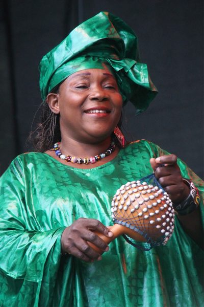 Trio Da Kali: Awa Kassé Mady Diabaté . Rudolstadt-Festival 2017 (Foto: Andreas Kuhrt)