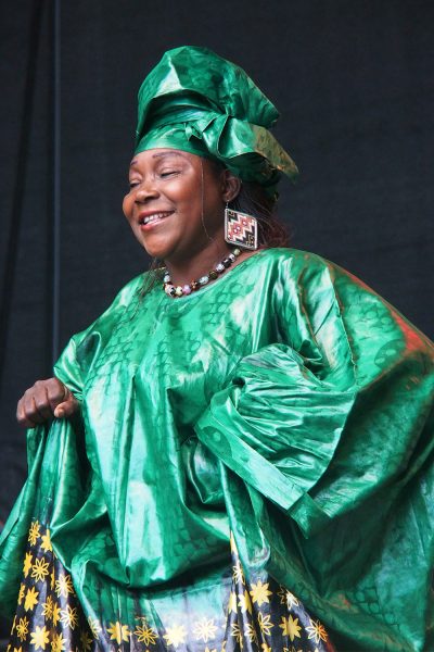 Trio Da Kali: Awa Kassé Mady Diabaté . Rudolstadt-Festival 2017 (Foto: Andreas Kuhrt)