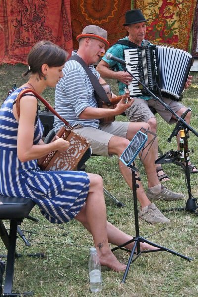 Heinepark: Straßenmusik-Band . Rudolstadt-Festival 2017 (Foto: Andreas Kuhrt)