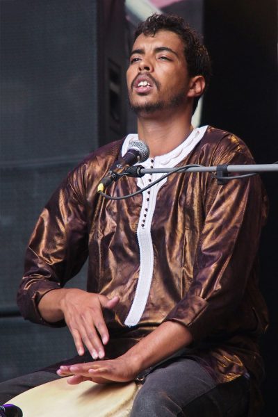 Imarhan: Haiballah Akhamouk . Rudolstadt-Festival 2017 (Foto: Andreas Kuhrt)