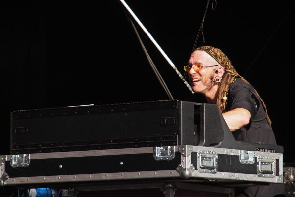 Tontechniker bei Ani DiFranco . Rudolstadt-Festival 2017 (Foto: Andreas Kuhrt)